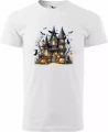 Koszulka męska t-shirt kolor biały nadruk Nawiedzony Dwór AlleKoszulki Halloween Koszulki z nadrukiem.jpg