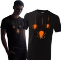 Koszulka męska t-shirt kolor czarny nadruk PAJĄKI AlleKoszulki Halloween Koszulki z nadrukiem.jpg
