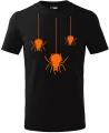 Koszulka męska t-shirt kolor czarny nadruk PAJĄKI AlleKoszulki Halloween Koszulki z nadrukiem.jpg