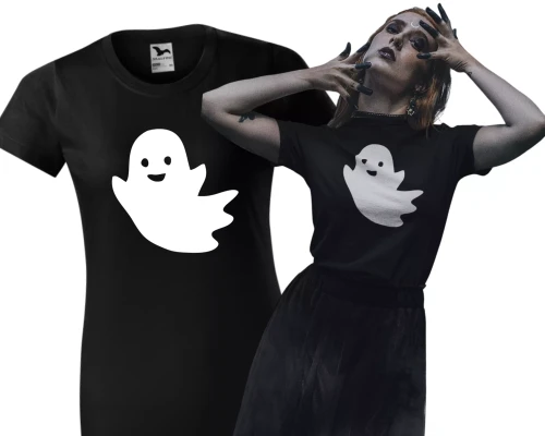 Koszulka damska z nadrukiem ducha halloween