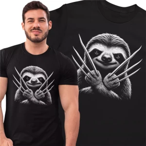 Koszulka męska Halloween LENIWIEC WOLVERINE