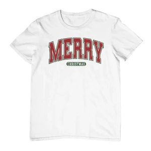 Damska Koszulka Świąteczna - MERRY COLLEGE