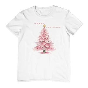 Damska Koszulka Świąteczna - PINK CHRISTMAS