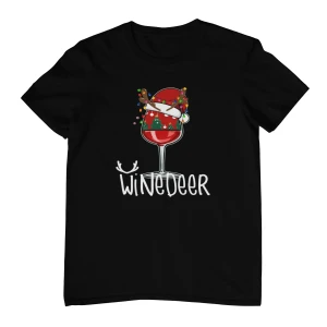 Damska Koszulka Świąteczna - WINEDEER