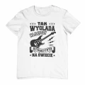 Koszulka dla gitarzysty Tak wygląda najlepszy gitarzysta na świecie kolor biały