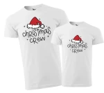 Koszulki świąteczne dla taty i dziecka 1+1 CHRISTMAS CREW