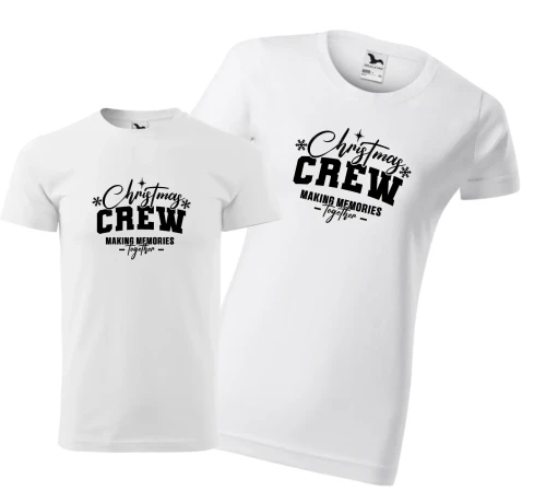 Zestaw koszulek białych 1+1 dla mamy i dziecka