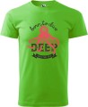 Koszulka dla nurka Born to dive deep kolor green apple
