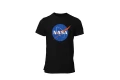 Męska koszulka nasa logo kolor czarny