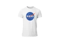 Męska koszulka nasa logo kolor biały