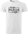 Koszulka z napisem nie mam pojęcia co robię męska kolor biały