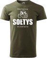 koszulka męska najlepszy sołtys na świecie kolor militarny