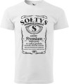 Sołtys premium koszulka męska z nadrukiem kolor biały