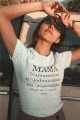 Damska Koszulka na Dzień Mamy - Mama na najwyższą ocenę Najodważniejsza - kolor biały