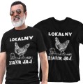 Koszulka Męska Rolnik Lokalny Dealer Jaj - kolor czarny
