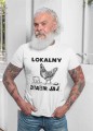 Koszulka Męska Rolnik Lokalny Dealer Jaj - kolor biały