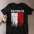 Męska koszulka z nadrukiem Patriota Flaga