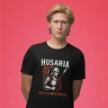 Koszulka męska z nadrukiem Husaria Odwaga Potęga
