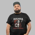 Koszulka męska z nadrukiem Husaria Odwaga Potęga