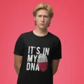 Męska koszulka z nadrukiem It's in my DNA Poland