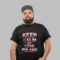Koszulka męska z nadrukiem Keep Calm and love Poland