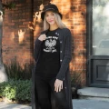 Damska koszulka z nadrukiem Polish Wife Happy Life