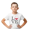 Dziecięca koszulka z nadrukiem Love Poland