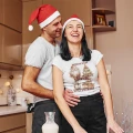Koszulka męska z nadrukiem Wesołych Świąt Wszystkim