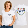 Koszulki dla KGW nadruk z przodu mały na plecach duży