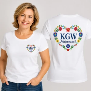 Koszulka dla KGW - nadruk z przodu i na plecach