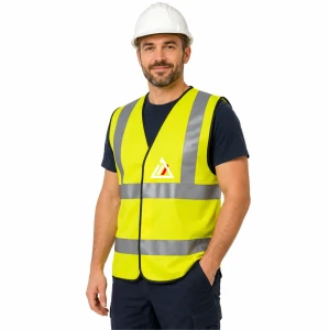Kamizelka odblaskowa PREMIUM - nadruk na piersi