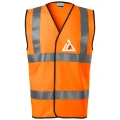 kamizelka odblaskowa orange przód