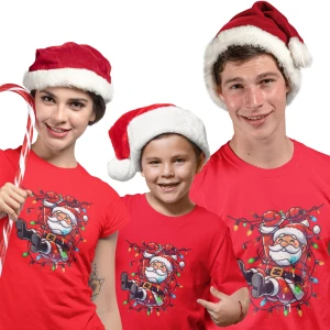 Zestaw Świąteczny 2+1 Zaplątany Mikołaj Mama Tata Dziecko