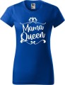 Dzień Mamy Matki Koszulka kolor Chaber Niebieski AlleKoszulki Mama Queen.jpg
