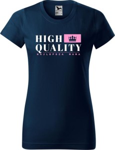 Koszulka Damska High Quality Najlpsza Mama