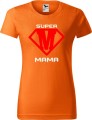 Dzień Mamy Matki Koszulka kolor Pomarańczowy AlleKoszulki Super Mama.jpg