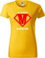 Dzień Mamy Matki Koszulka kolor Żółty AlleKoszulki Super Mama.jpg