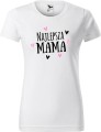 Koszulka Najlepsza Mama prezent na Dzień Mamy kolor biały