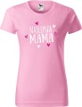 Koszulka Najlepsza Mama prezent na Dzień Mamy kolor różowy