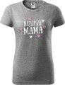 Koszulka Najlepsza Mama prezent na Dzień Mamy kolor szary