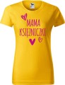 Dzień Mamy Matki Koszulka kolor Żółty AlleKoszulki Mama Księżniczki.jpg
