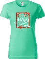 Dzień Mamy Matki Koszulka kolor Miętowy Mama AlleKoszulki Super Nadruki.jpg