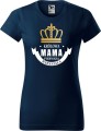 Dzień Mamy Matki Koszulka kolor Granatowy AlleKoszulki Królowa Mama Pierwsza Wspaniała.jpg