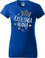 Dzień Mamy Matki Koszulka kolor Chabrowy AlleKoszulki Królowa Mama.jpg