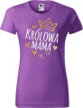 Dzień Mamy Matki Koszulka kolor Fioletowy AlleKoszulki Królowa Mama.jpg