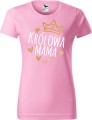 Dzień Mamy Matki Koszulka kolor Jasny Róż AlleKoszulki Królowa Mama.jpg