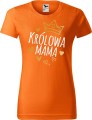 Dzień Mamy Matki Koszulka kolor Pomarańczowy AlleKoszulki Królowa Mama.jpg