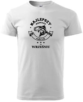 Wędkarz wrzesień biała