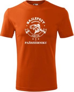 Koszulka Męska Najlepszy Wędkarz rodzi się w Październiku
