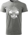 Koszulka dla kierowcy TIRa z napisem Dla większości jestem kierowcą ciężarówki ale dla najważniejszych tatą kolor szary